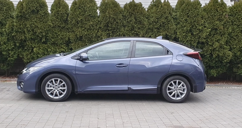 Honda Civic cena 39900 przebieg: 130000, rok produkcji 2015 z Rybnik małe 529